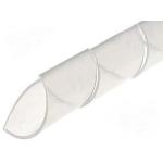 Fita em Espiral Transparente p/ Arrumar Cabos 4 - 25mm (Emb. 10 mts)