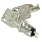 Interruptor de Chave 1P ON - OFF Tubular (SPST) - VELLEMAN