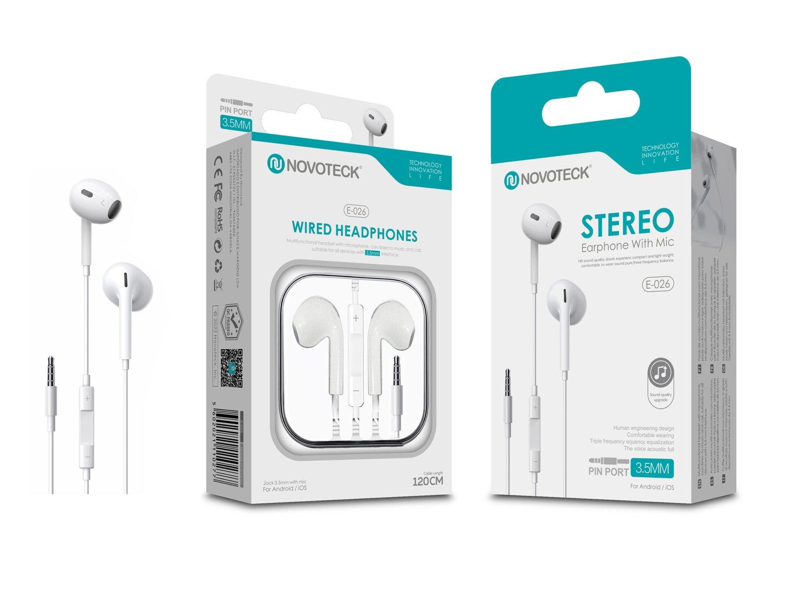 Fones Com Micro Jack 3.50 Branco E-026