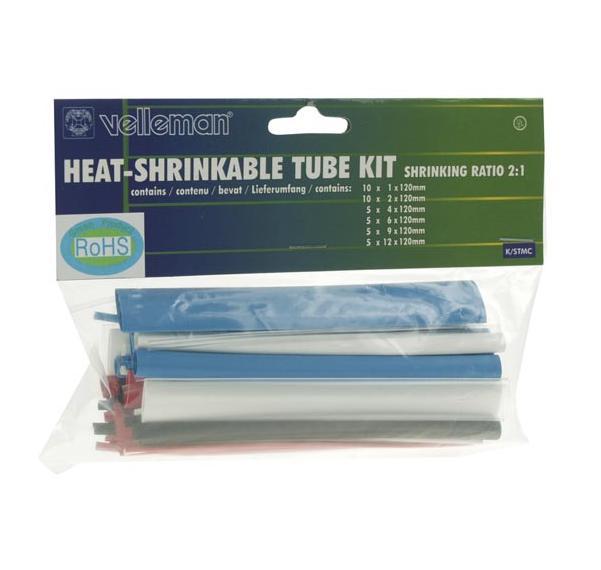 Kit Manga Termoretractil Multicor (40pcs) - VELLEMAN