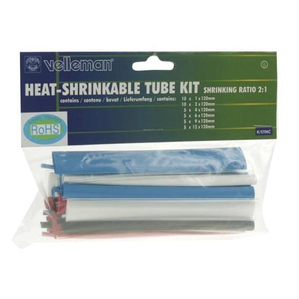 Kit Manga Termoretractil Multicor (40pcs) - VELLEMAN