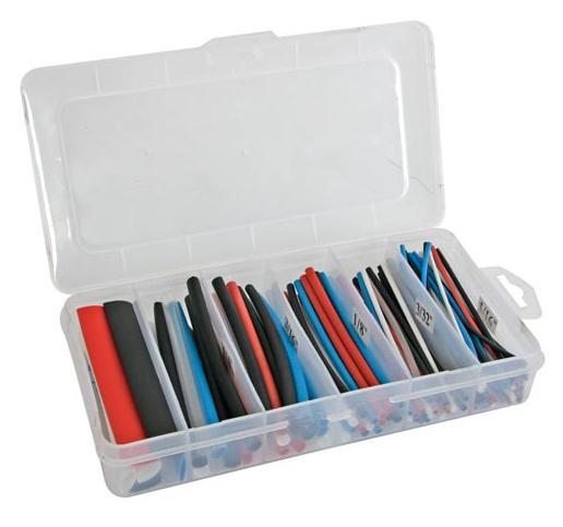 Kit Manga Termoretractil Multicor (170pcs) - Caixa Plástica