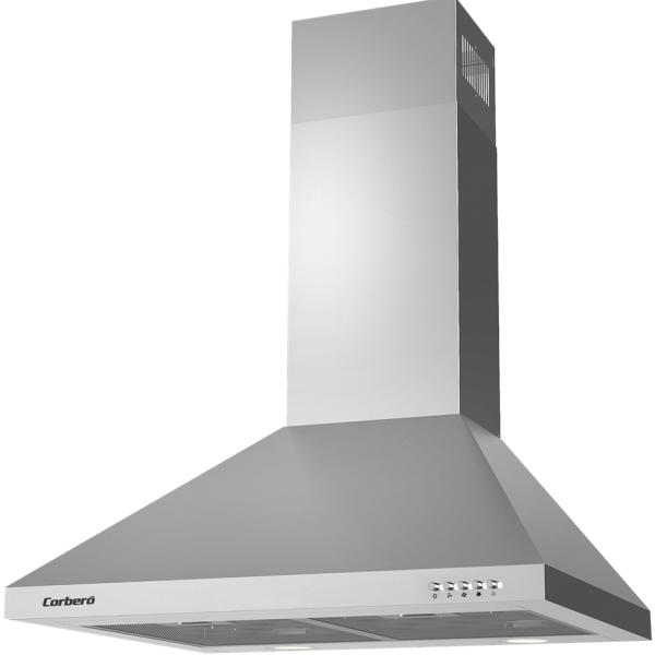 Exaustor Chaminé 3 Velocidades 168W KURAMATHI660X (Inox) - CORBERÓ