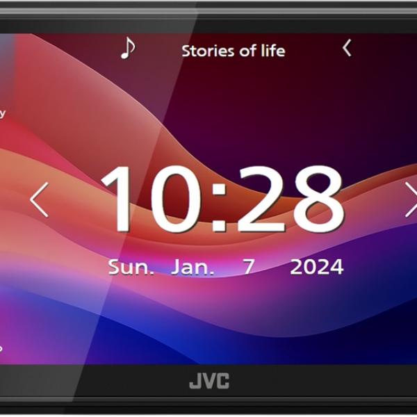 Auto Rádio 6.8 KW - M595DBT 4x 50W Bluetooth (AAC/FLAC/MP3/WAV/WMA) - JVC