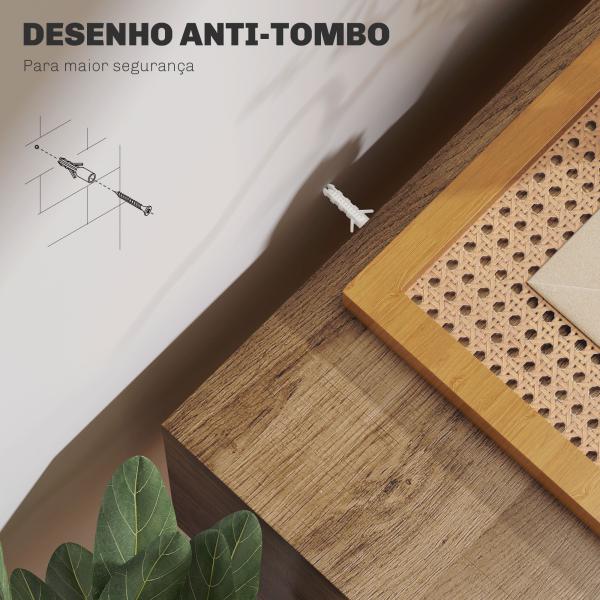 Mesa Consola com 3 Gavetas Consola Estreita para Entrada com Pés de Aço 90x30x75 cm Madeira