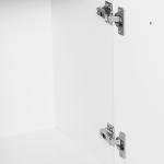 Armário Aparador amplo espaço de Armazenamento para sala de jantar com portas e gavetas 106x35x76cm Branco