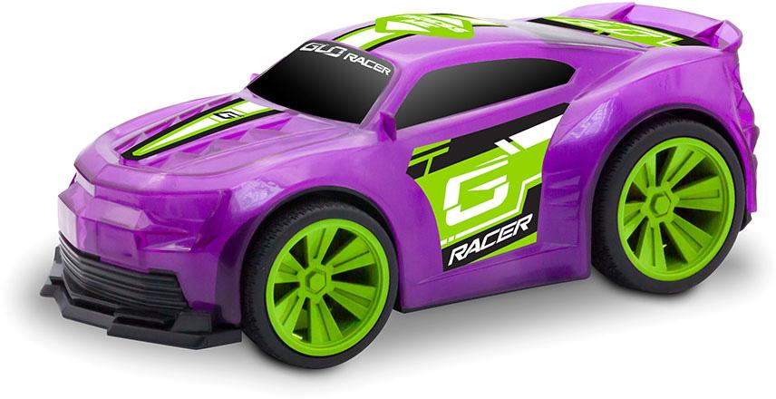Glo Racer Pull Back Roxo 18 cm - KIDZTECH