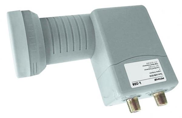 LNB Universal Twin HD 3D 4K 2 Saídas (0,1dB) - AMIKO