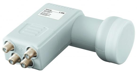 LNB Quad UltraHD 3D 4K 4 Saídas (0,1dB) - AMIKO