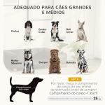 Cama Elevada para Cães Grandes e Médios 100x62x32 cm Revestimento em Chenille com Almofada Lavável Cinza Escuro