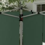 2 Paredes Laterais para Tenda de 3x3 / 3x4 m 295x195 cm Parede de Substituição de Tecido Oxford para Tendas Dobráveis Verde