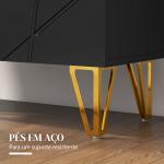 Móvel Sapateira de Entrada Armário Sapateira com Prateleiras Ajustáveis para 15 - 20 Pares de Sapatos 72x31,5x95 cm Preto