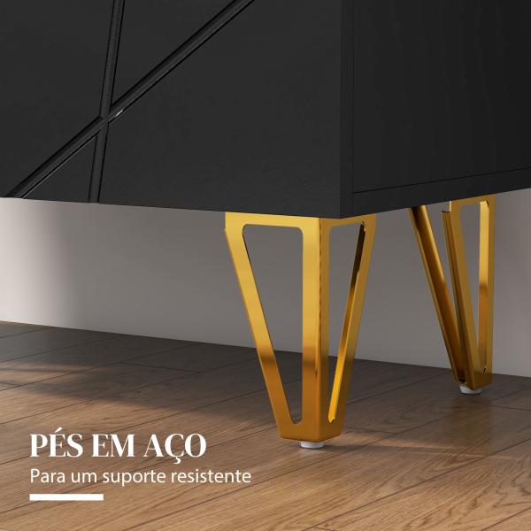 Móvel Sapateira de Entrada Armário Sapateira com Prateleiras Ajustáveis para 15 - 20 Pares de Sapatos 72x31,5x95 cm Preto