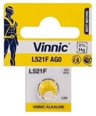Pilha Alcalina V384/SR41SW/AG0/L521 1,5V - VINNIC