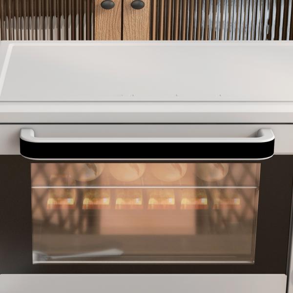 Mini Forno Elétrico 21L 1400W com Temporizador até 60min e Temperatura Ajustável até 230℃ 46x38,5x29 cm Prata