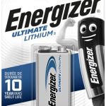 Pilha Lithium Ultimate E - Block 6LR61 9V - ENERGIZER