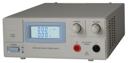 Fonte Alimentação Regulável 0~30V / 0~20A c/ Visor LCD Branco