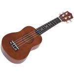 Ukelele de 21 Polegadas para Iniciantes com cordas de nylon 53x17.5x6.2cm marrom