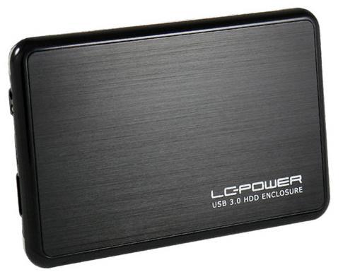 Caixa p/ Disco LC - 25BUB3 2.5 SATA (Preto) - LC - POWER
