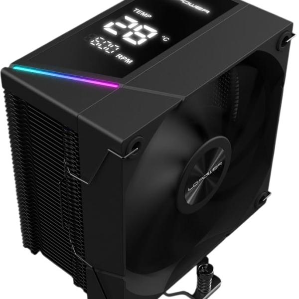 Air Cooler CPU LC - CC - 120 - DB6 120mm ARGB (Preto) - LC - POWER
