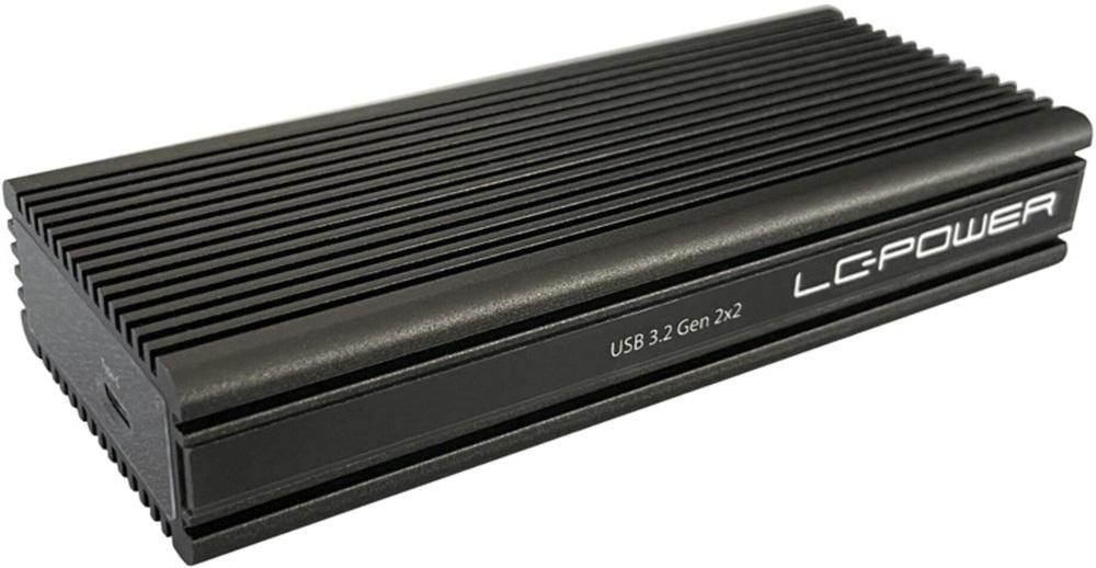 Caixa Externa USB - C p/ Discos Rígidos SSD (Preto) - LC - POWER