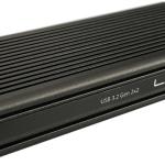 Caixa Externa USB - C p/ Discos Rígidos SSD (Preto) - LC - POWER