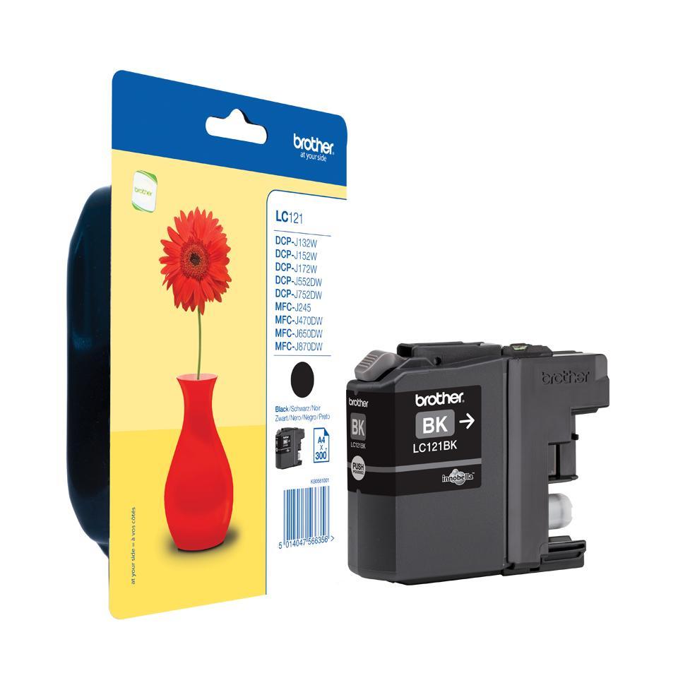Tinteiro LC - 121BK (Preto) - Brother