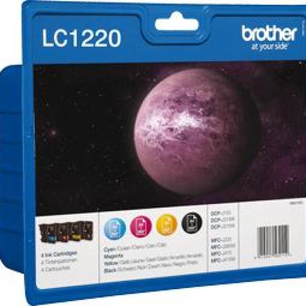 Tinteiro BROTHER LC1220VALBP Value Pack P/J725DW,925DW...