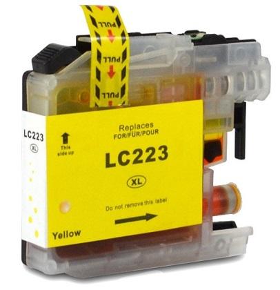 Tinteiro Compativel Brother LC223 / LC221 XL Amarelo