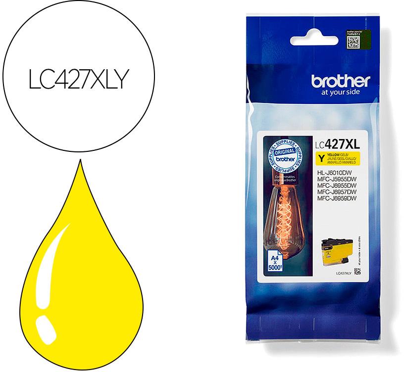 Tinteiro Original Brother LC - 427 XL Alta Capacidade Amarelo