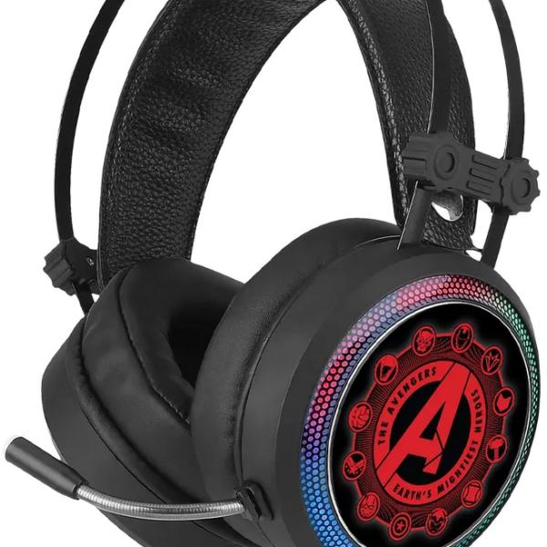 Auscultadores Headset Gaming Marvel Vingadores (Preto) - ERT GROUP