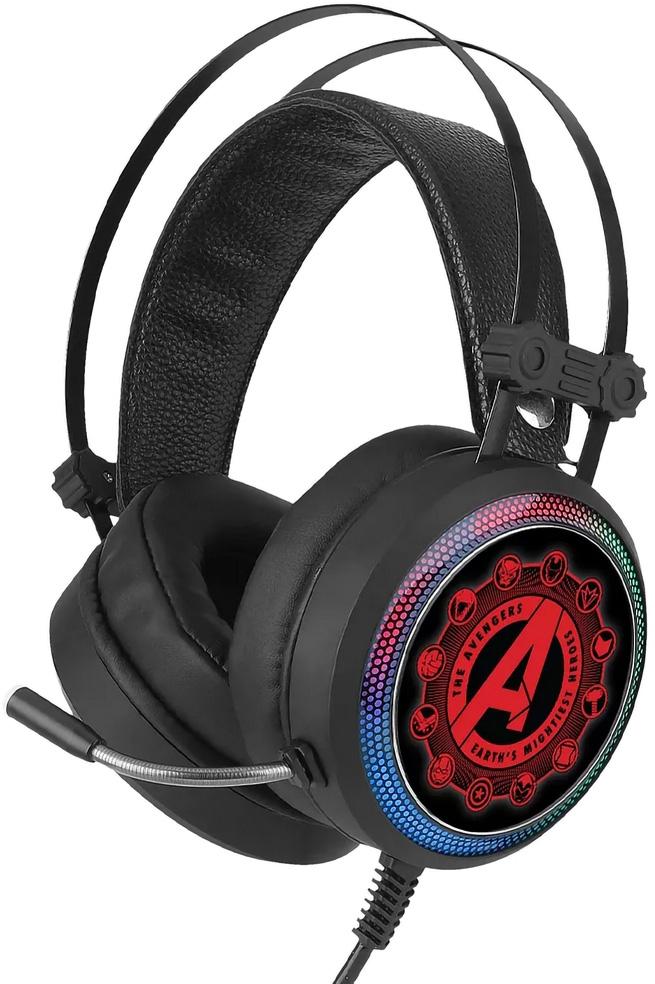 Auscultadores Headset Gaming Marvel Vingadores (Preto) - ERT GROUP