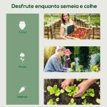 Estufa Pequena Estufa de Exterior com Rodas Prateleiras de 4 Níveis Estufa para Cultivar Plantas Flores 69x50x165 cm Transparente