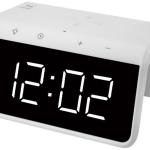 Despertador LED + Carregador s/ Fios 10W (Branco) - SAMI