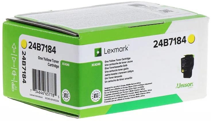 Toner 24B7184 Amarelo (6000 Páginas) - LEXMARK