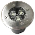 Projector LED Encastre IP65 220V AC 3W Branco F. 6000K 300Lm
