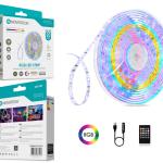 Fita Led 5M 5V 5050Rgb 150Led 8W Som Controlo Ip65 LED - 020