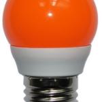 Lampada LED E27 B45 220V 3W 150Lm - Laranja