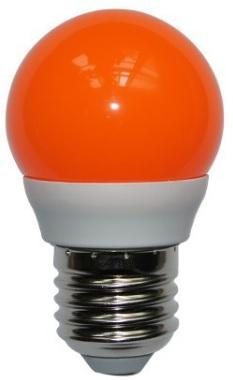 Lampada LED E27 B45 220V 3W 150Lm - Laranja