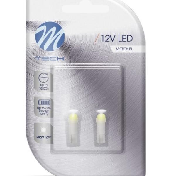 Blister 2x Lampadas 1 LED SMD5050 12V T05 - Branco 6000K