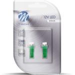 Blister 2x Lampadas 1 LED SMD 12V T05 - Verde
