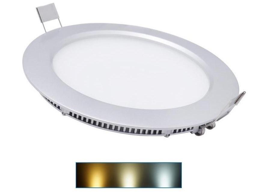 Painel de LED Redondo Ø22cm 18W 1760Lm (3 Cores - 3000K/4000K/6000K)