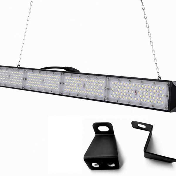 Campânula LED Retangular Parede/Teto 6000K 200W 26000lm (IP65)