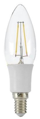 Lampada LED E14 Filamento 220V 3W Branco F. 6000K 360Lm