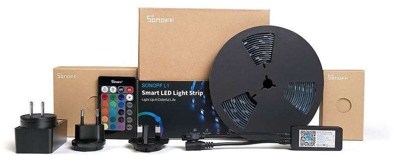 Fita LED L1 Smart RGB Wi - Fi 12V DC IP65 (2 mts) - SONOFF L1 - 2M
