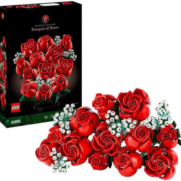 LEGO Icons: Buquê de Rosas - LEGO