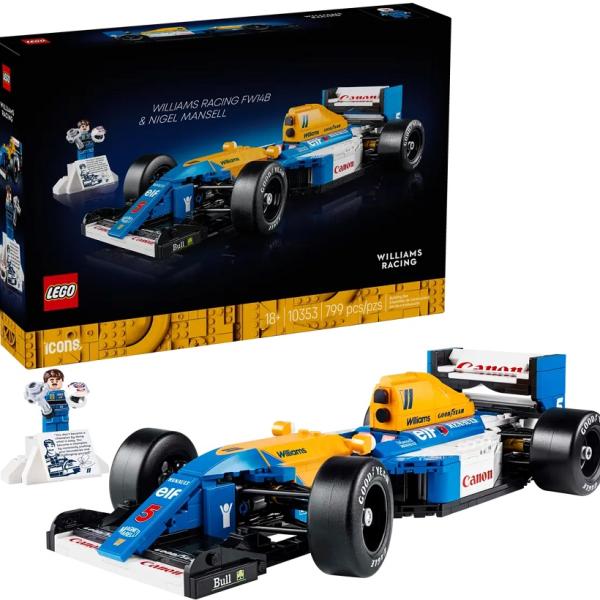 LEGO Icons: Williams Racing FW14B e Nigel Mansell - LEGO
