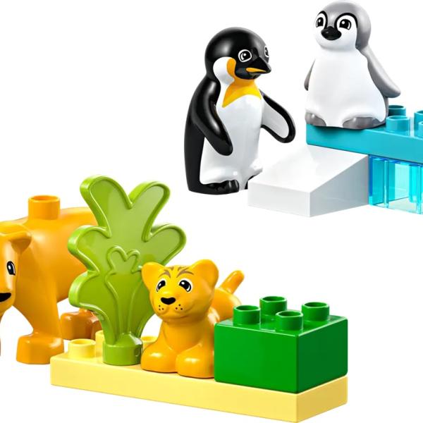 LEGO Duplo: Famílias de Animais Selvagens Pinguins e Leões - LEGO