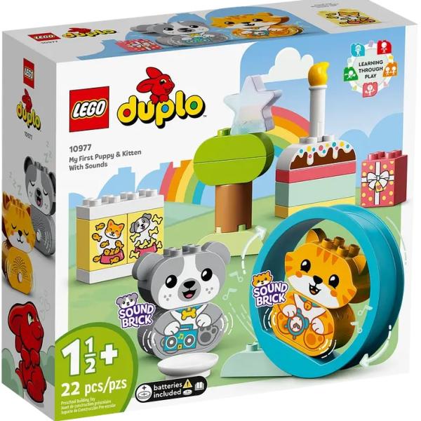 LEGO Duplo: O Meu Primeiro Cãozinho e Gatinho com Sons - LEGO