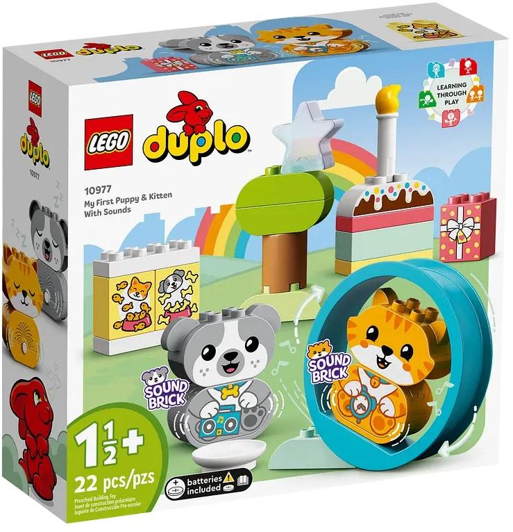 LEGO Duplo: O Meu Primeiro Cãozinho e Gatinho com Sons - LEGO